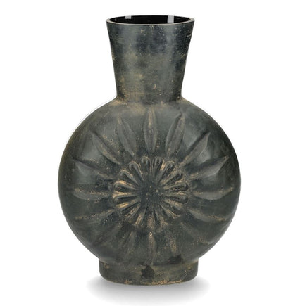 Dekorativ Vas Salmiak 17x8x27cm Glas