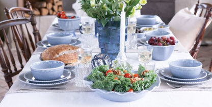 Köksservis Skål på fot Ø15x13cm Ocean