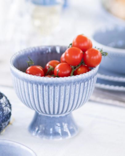 Köksservis Skål på fot Ø15x13cm Ocean