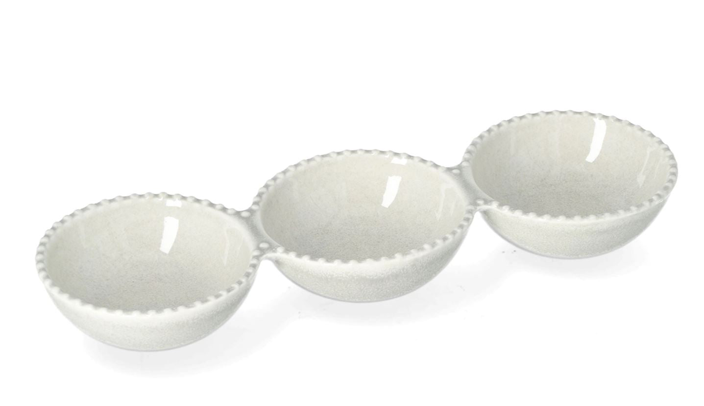 Köksservis Trippelskål 35x11cm Shell