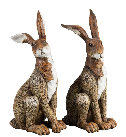 Påskdekoration Hare 21 cm 2-pack