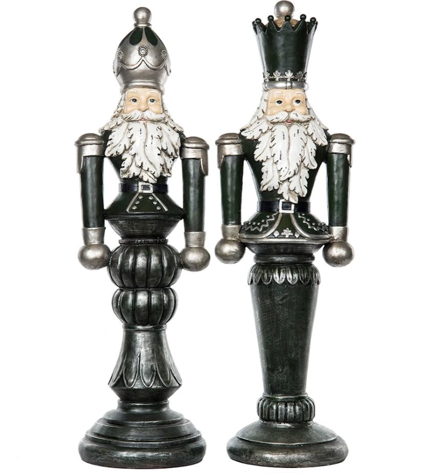 Juldekoration Nötknäppare 2-pack 65 cm Mix Grön