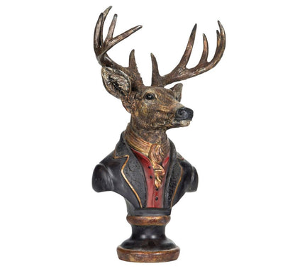 Dekoration Figur Byst Hjort 58 cm