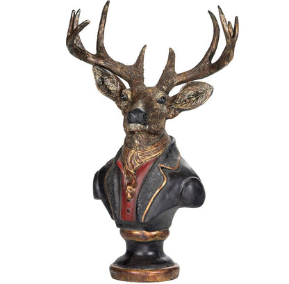 Dekoration Figur Byst Hjort 58 cm