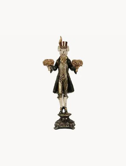 Ljusstake Mus Grön 20x11x46cm Åter i lager: Jan 26