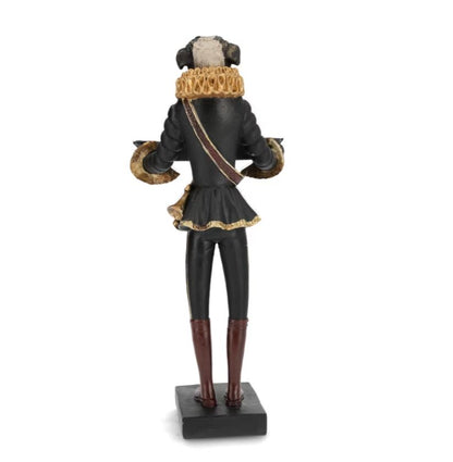 Dekoration Bulldog Med Fat Poly 15x15x36cm