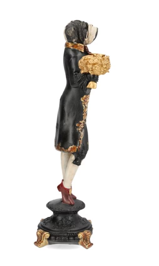 Ljusstake Bulldog 20x11x40cm