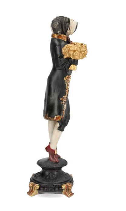 Ljusstake Bulldog 20x11x40cm