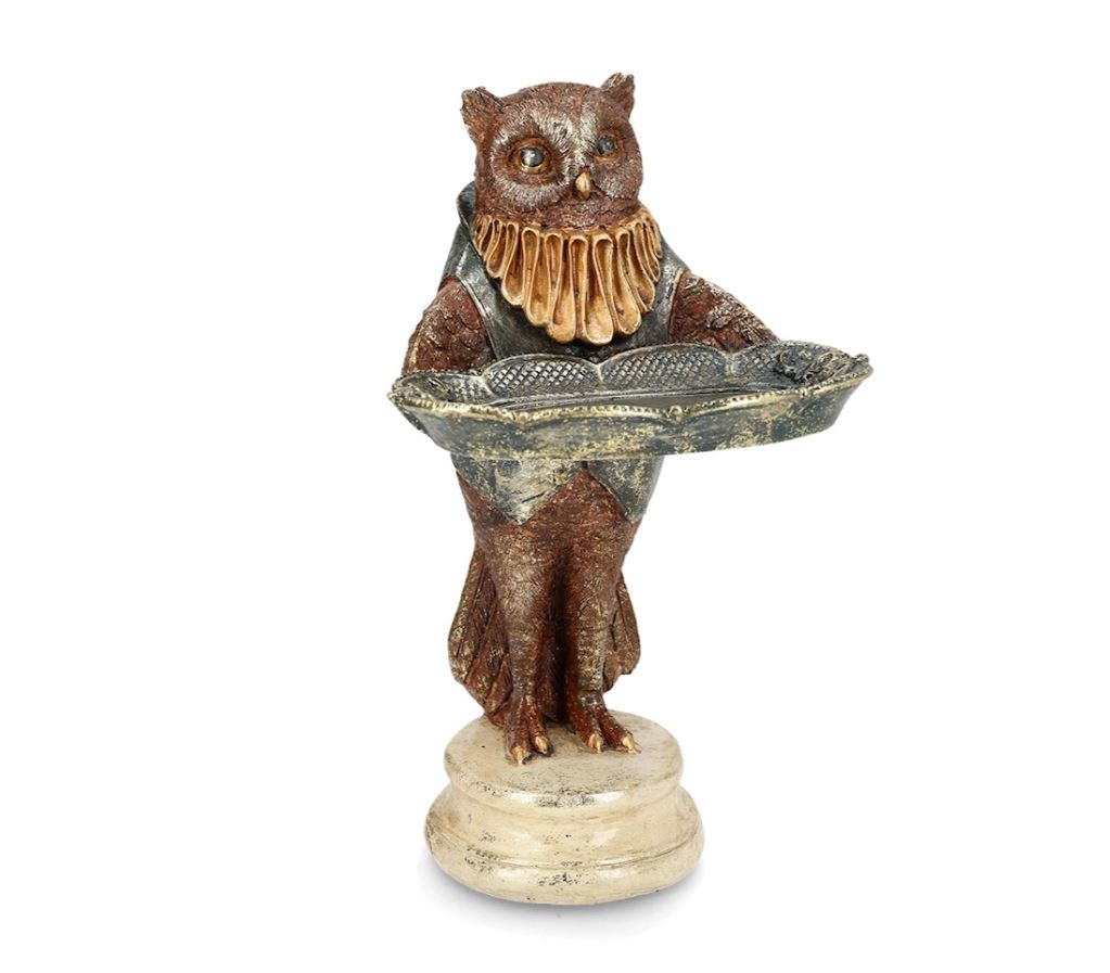 Dekoration Uggla Med Fat Åter i lager: Feb.