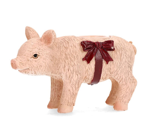 Julljusstake Gris 2-pack 11x4x6,5cm