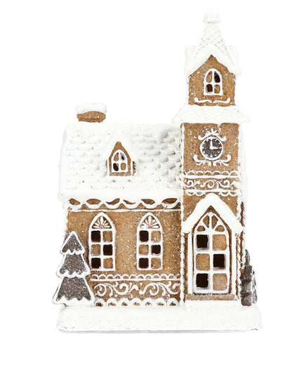 Belysning Jul Pepparkakshus Noël 14x12x21cm