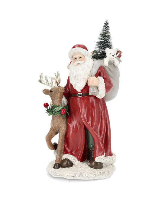 Belysning Jul Tomte Med Ren LED-ljus 22 cm