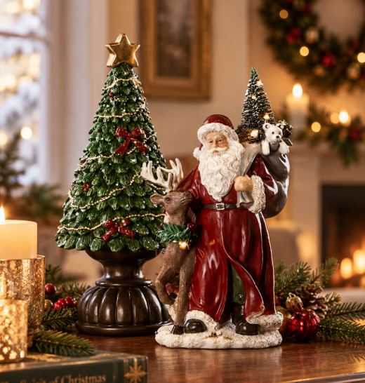 Belysning Jul Tomte Med Ren LED-ljus 22 cm