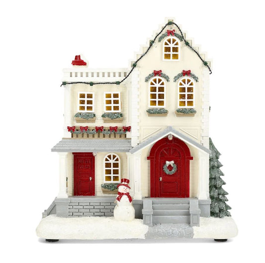 Belysning Jul LED Lykta Hus 26 cm