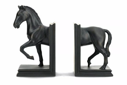Dekoration Bokstöd Häst Poly 2-pack 12x10x22cm