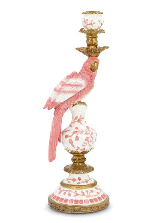 Ljusstake Papegoja Rosa 40cm I lager vecka 09