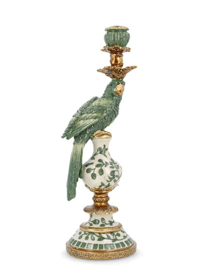 Ljusstake Papegoja Grön 40cm I lager Juni 2026