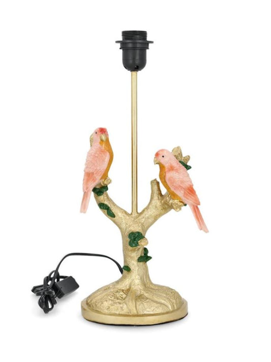 Bordslampa Lampfot Fåglar på Gren 44cm