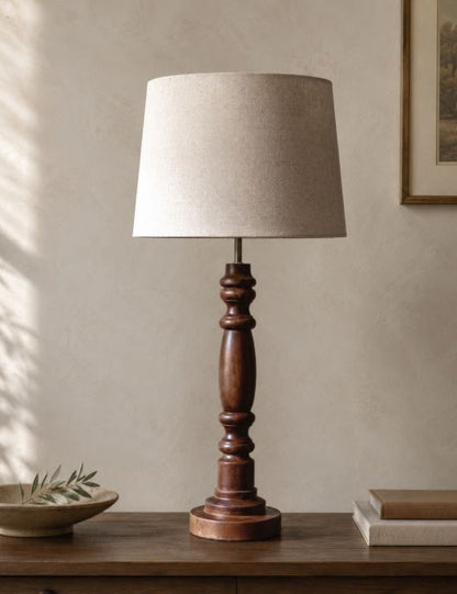 Bordslampa Lampfot Arvid Brun 55 cm