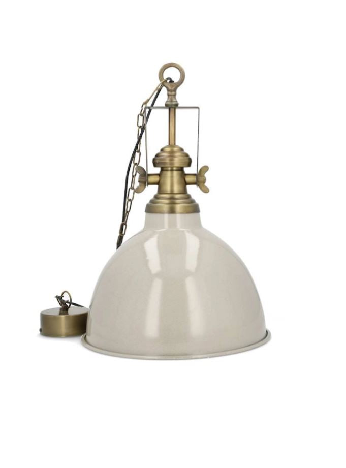 Taklampa Baron Sand mässing 40x61 cm