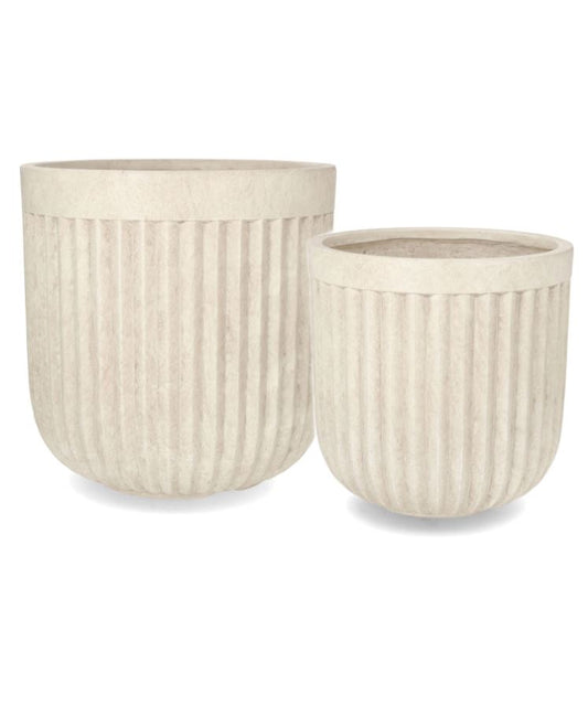 Blomkruka Utomhus Catania Marble Ø29/37 cm 2-pack