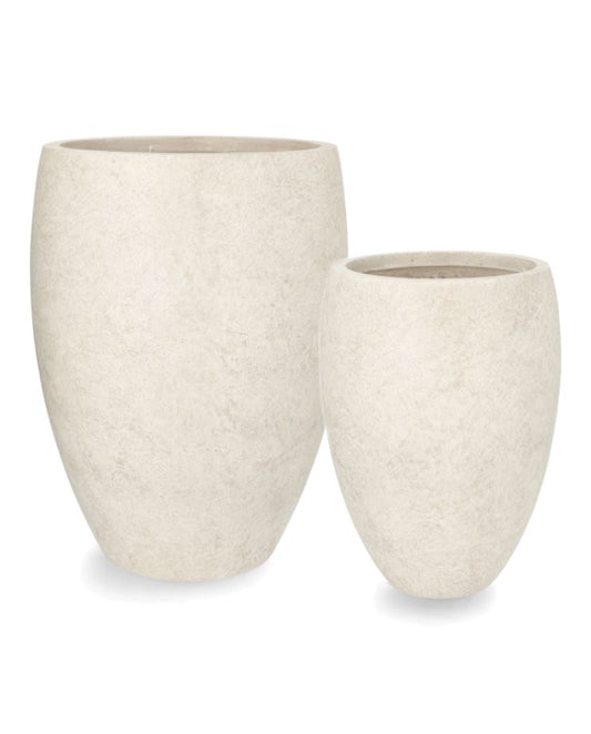 Blomkruka Utomhus Carrara Marble Ø27/36 cm 2-pack
