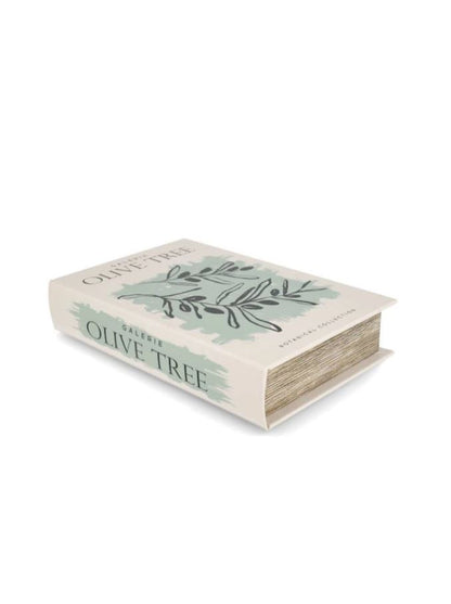 Dekoration Boklåda Olive Tree 2-pack 16x5x24 cm