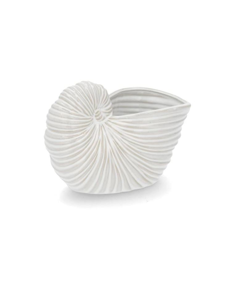 Maritim Dekoration Blomkruka Snäcka 2-pack 20x12x15cm
