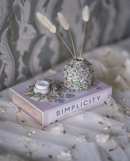 Ljushållare 2-pack Floral Green Ø10 cm I lager Mars 2026