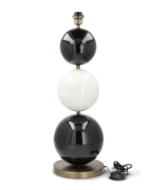 Golvlampa Lampfot Multi Stone 3 Svart/Vit 76 cm I lager Mars 2026