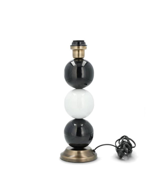 Bordslampa Lampfot Multi Stone Svart/Vit 39 cm I lager Mars 2026