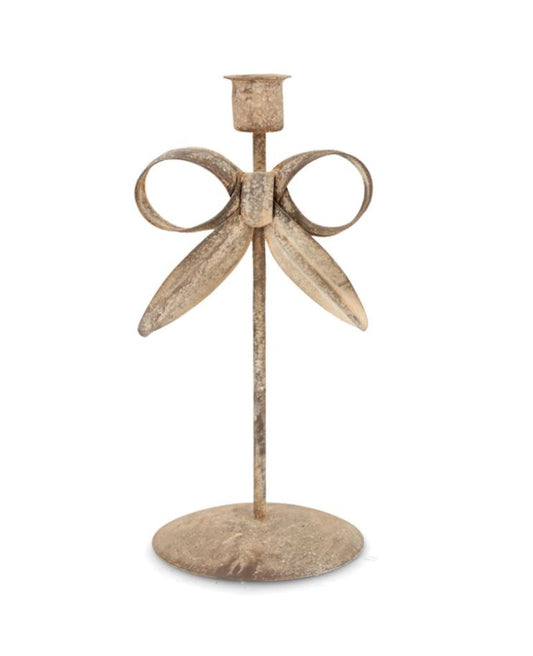 Ljusstake Floral Beige 22 cm I lager Mars 2026