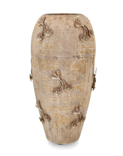 Vas Elina Floral Beige 34 cm I lager Mars 2026