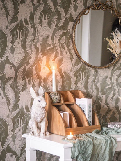 Ljusstake/Vas Floral Green 8 cm I lager Mars 2026