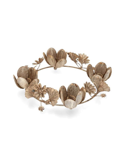 Ljusstake Nona Floral Beige Ø34 cm I lager Mars 2026