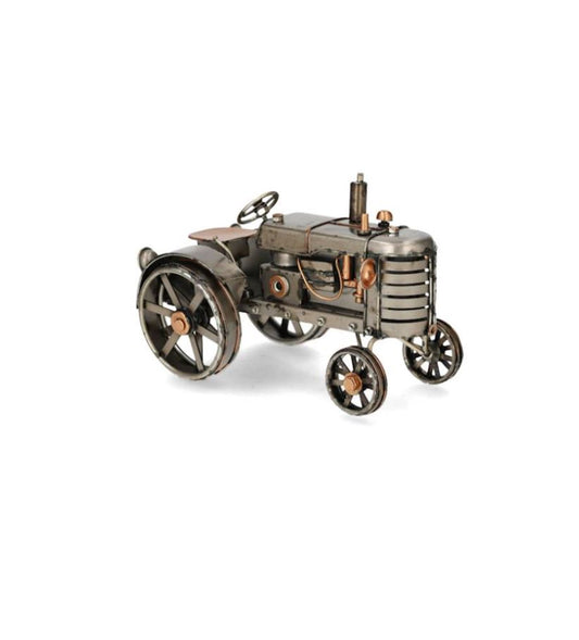 Dekoration Traktor Metallic 17 cm