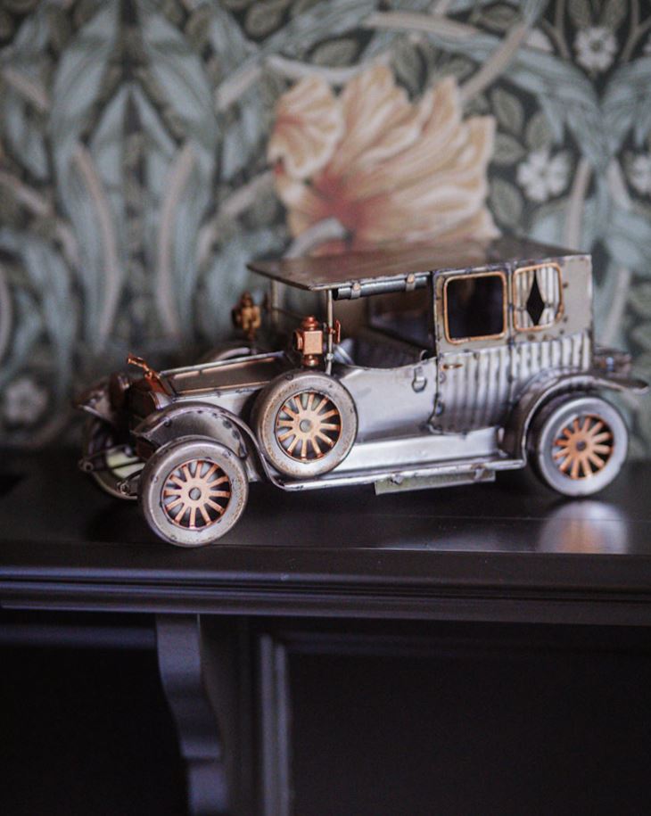 Dekoration Bil Lyx Metallic 29 cm