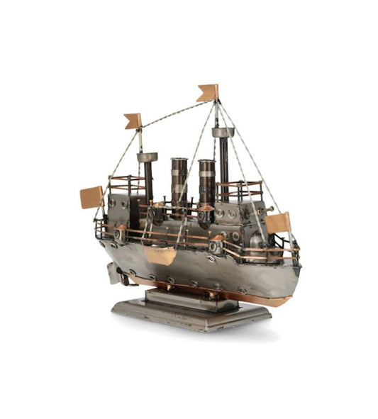 Dekoration Båt Metallic 27 cm