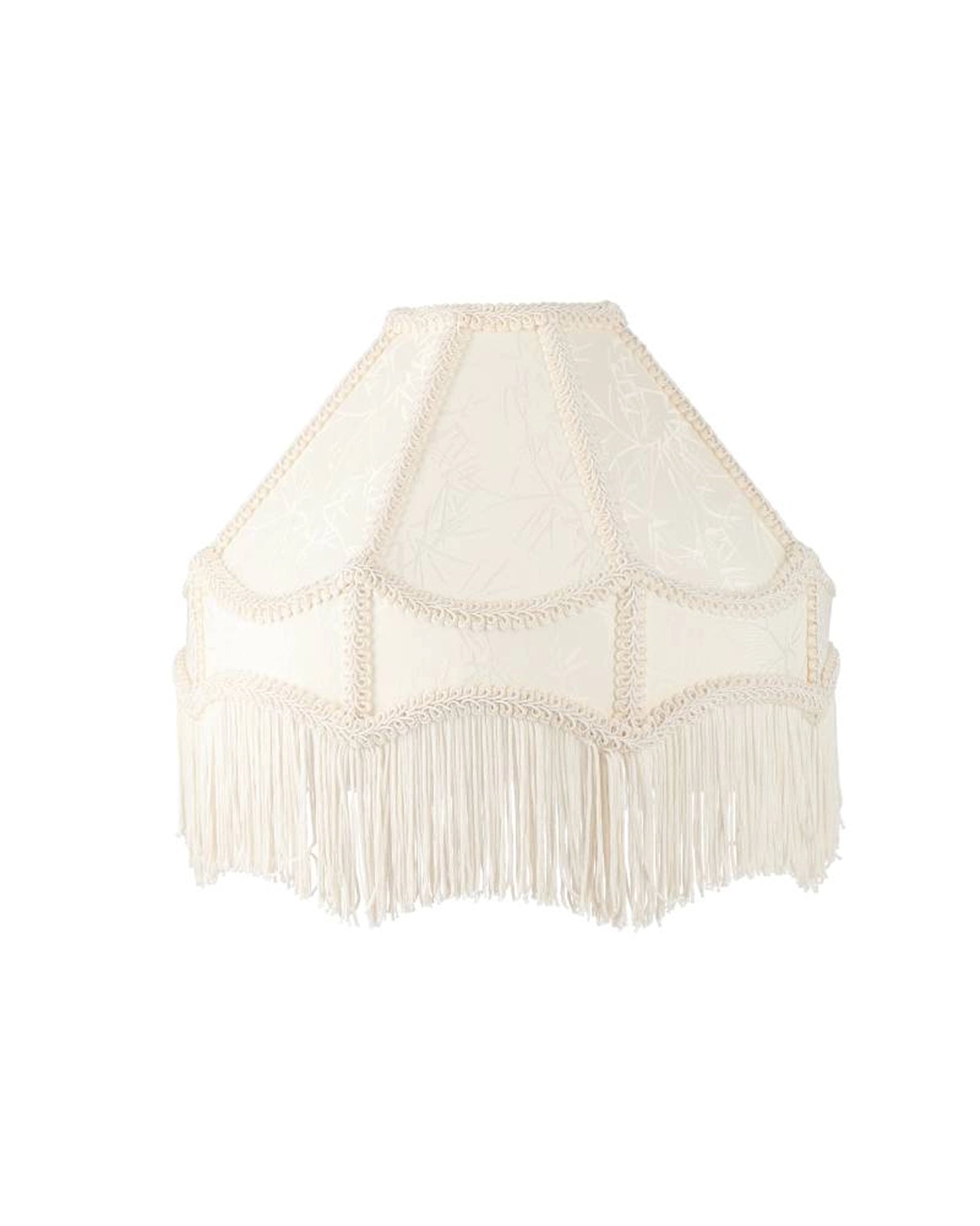 Lampskärm Frans Ø30 cm Vit/creme