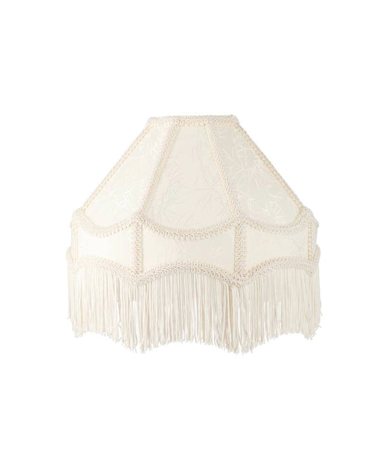 Lampskärm Frans Ø30 cm Vit/creme