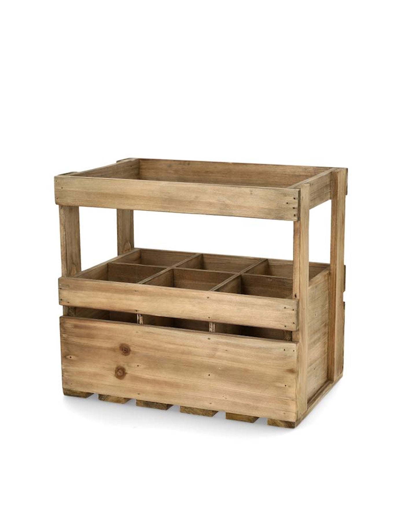 Dekorativ låda Milou med sex fack 32 cm