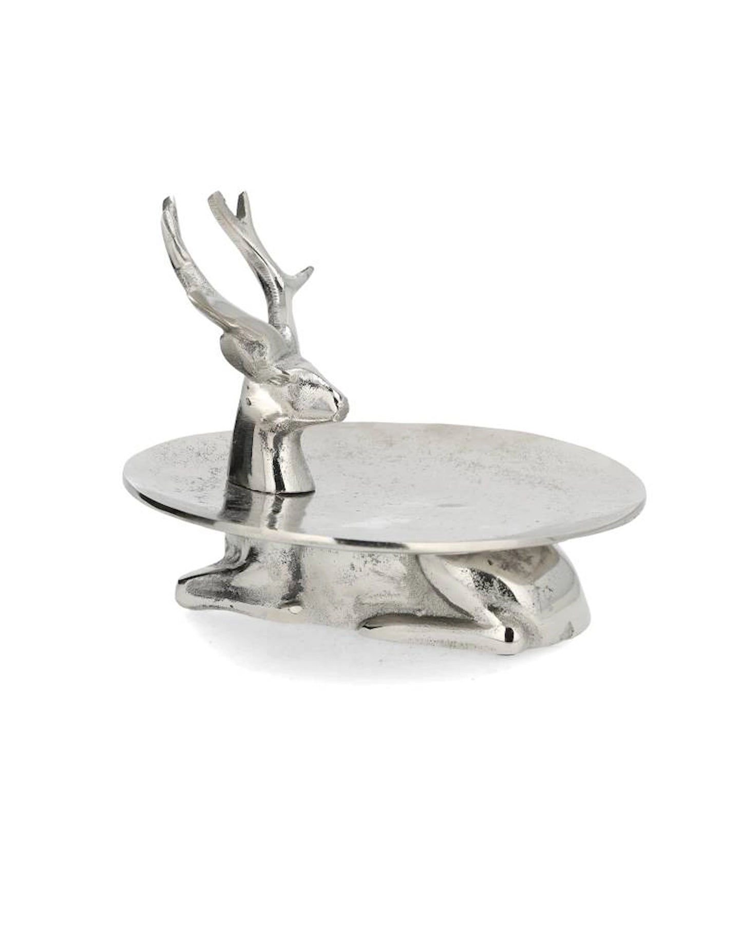 Dekorativt Fat Majestic Ø22 cm Silver