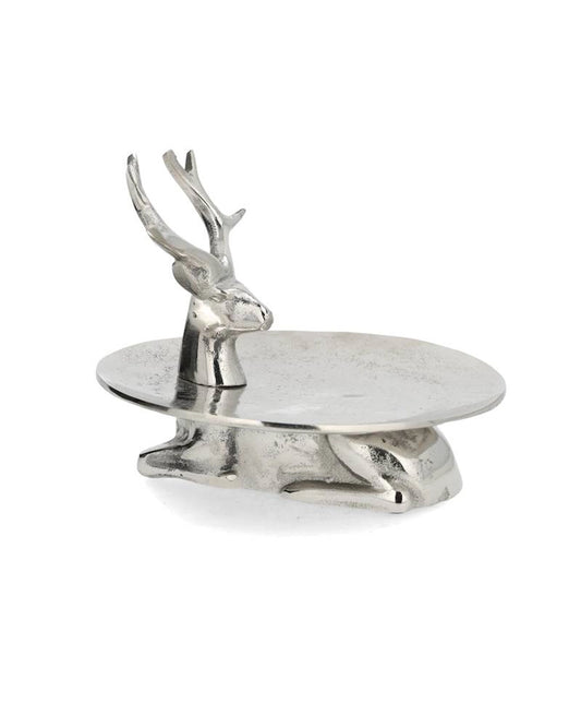 Dekorativt Fat Majestic Ø22 cm Silver