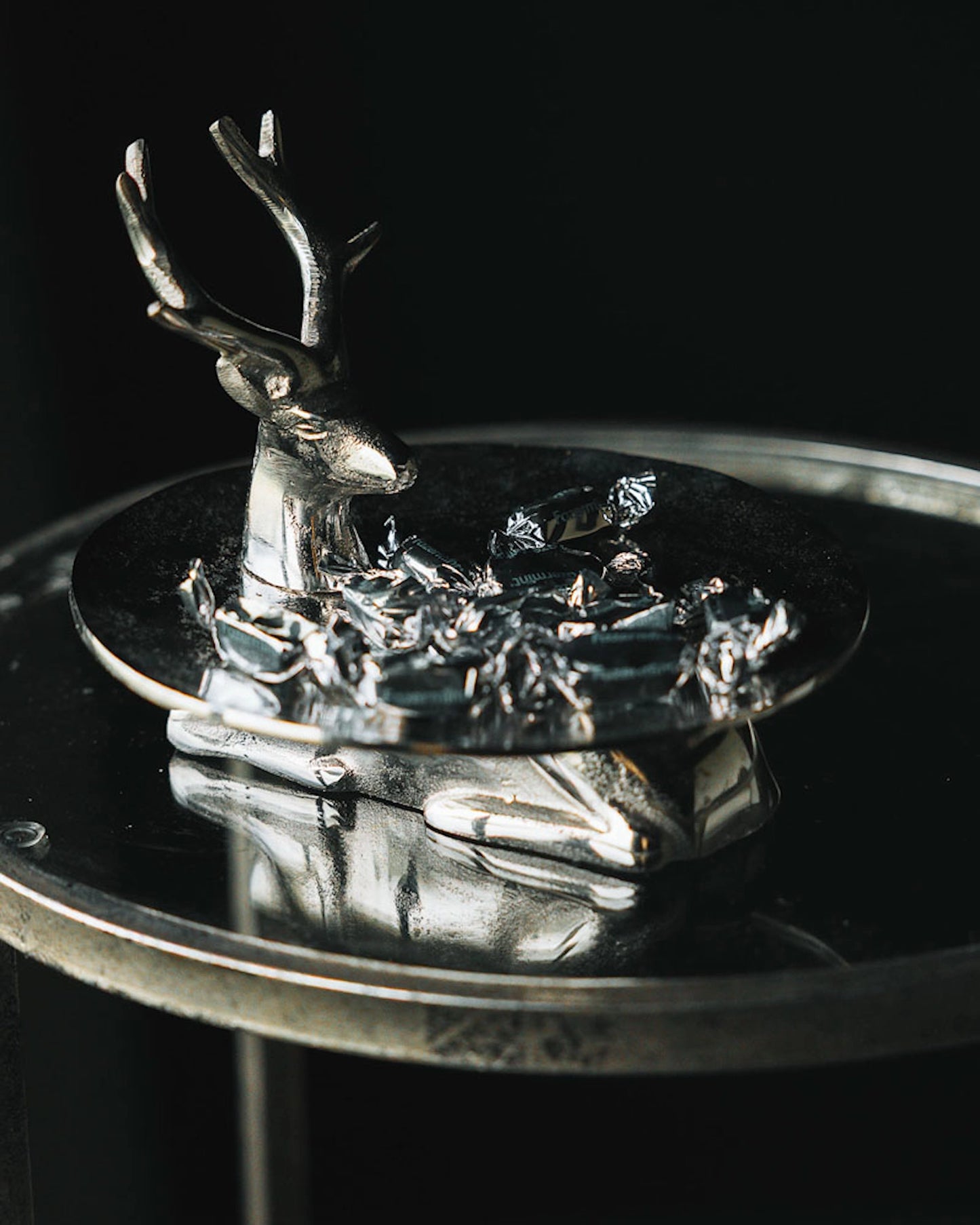 Dekorativt Fat Majestic Ø22 cm Silver