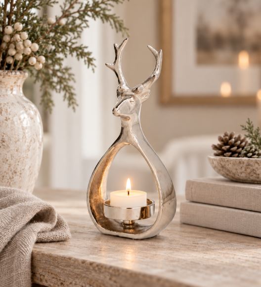 Juljusstake Majestic 22 cm Silver