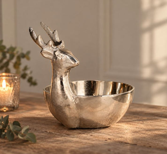 Dekorativ Skål Majestic Ø13 cm Silver
