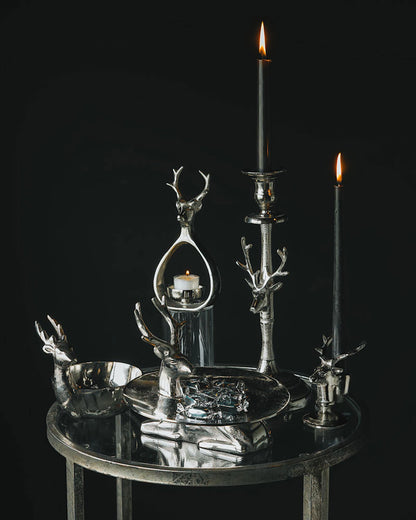 Ljusstake Majestic 12 cm Silver