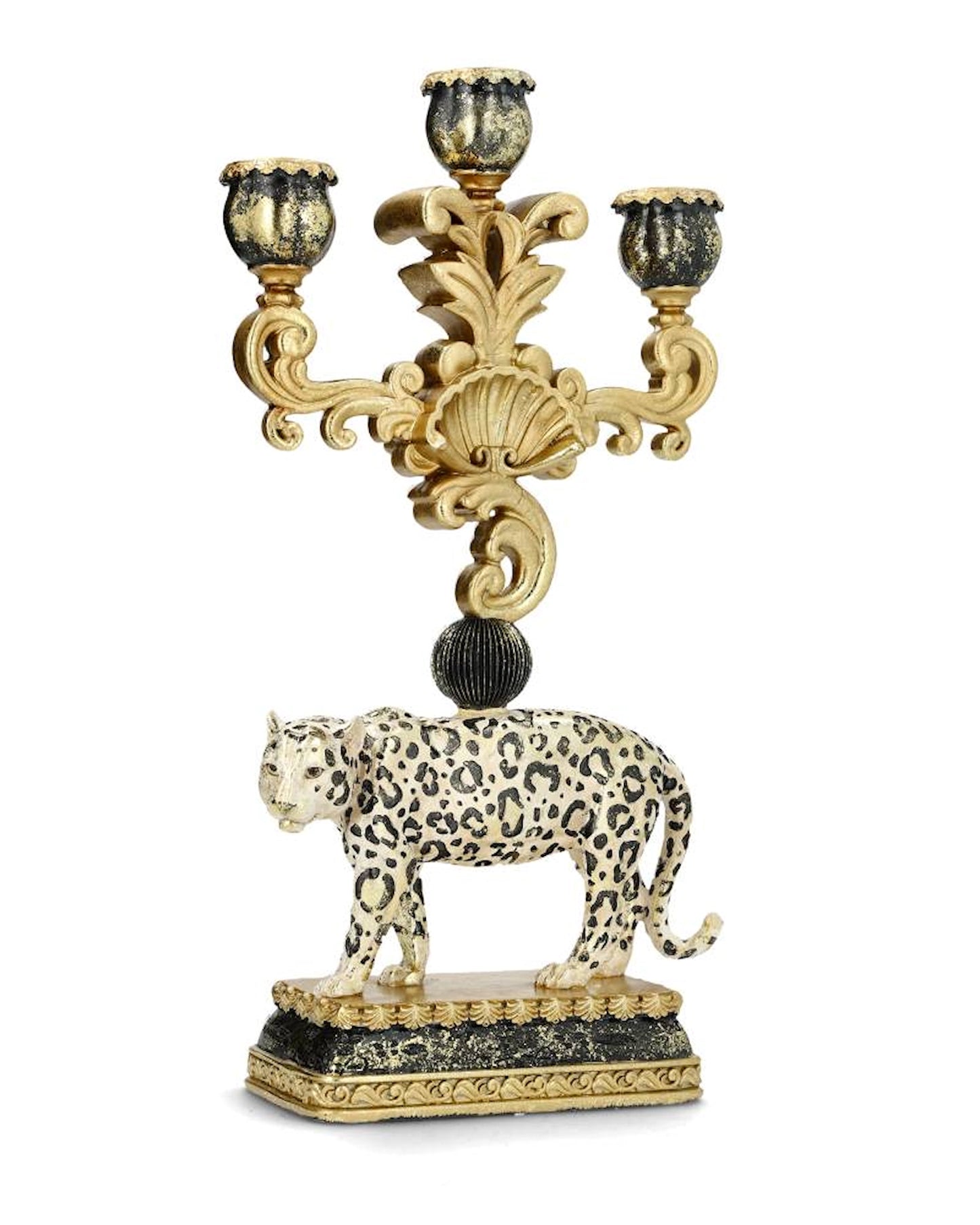 Ljusstake Leopad 43 cm I lager Juli 2026