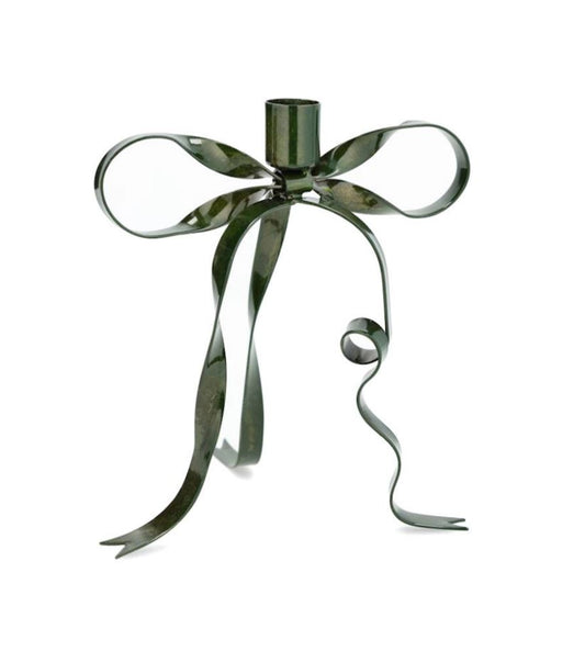 Ljusstake 2-pack Rosett Stående 18 cm Mörkgrön I lager Juni 2026