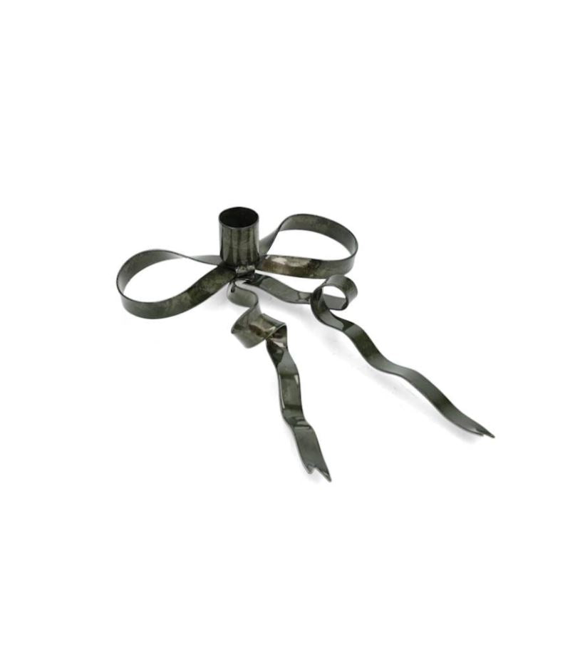 Ljusstake 2-pack Rosett Liggande 20 cm Mörkgrön I lager Juni 2026